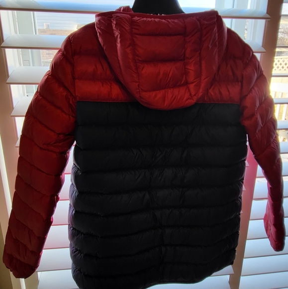 Roots colour blocked duck down packable puffer jacket  (medium) - Picture 2 of 6